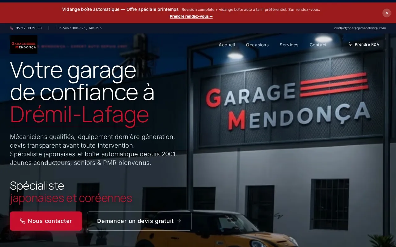 Aperçu — Garage Mendonça
